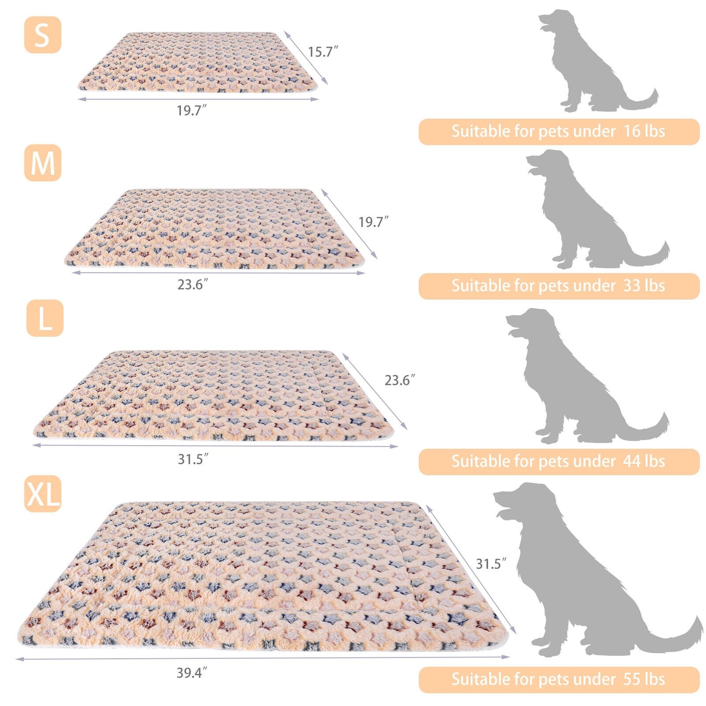 LV Self Warming Pet Whimsical Bed
