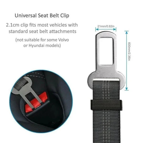 2 Pack Pet Safety Seatbelt for Dogs & Cats