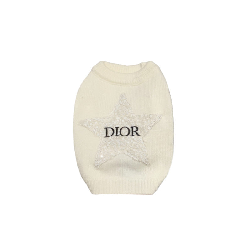 DD Star Crystal Sleeveless Banger Sweater