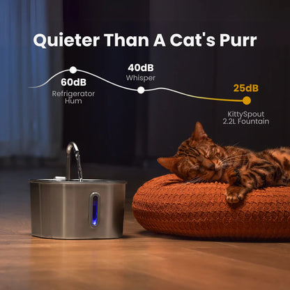 Stainless Steel Cat Water Fountain