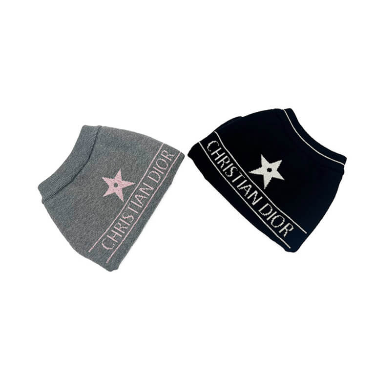 Timeless Grey Black Sweater For Dog