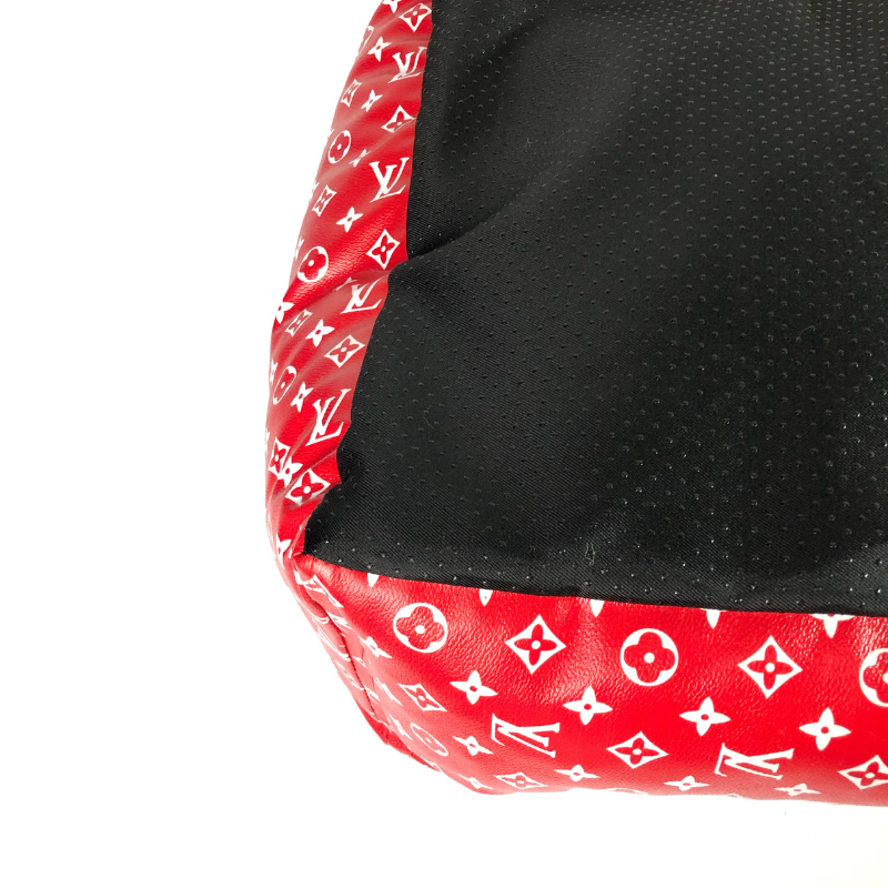 Luxury Red LV Doggo Bed