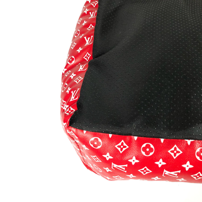 Luxury Red LV Doggo Bed