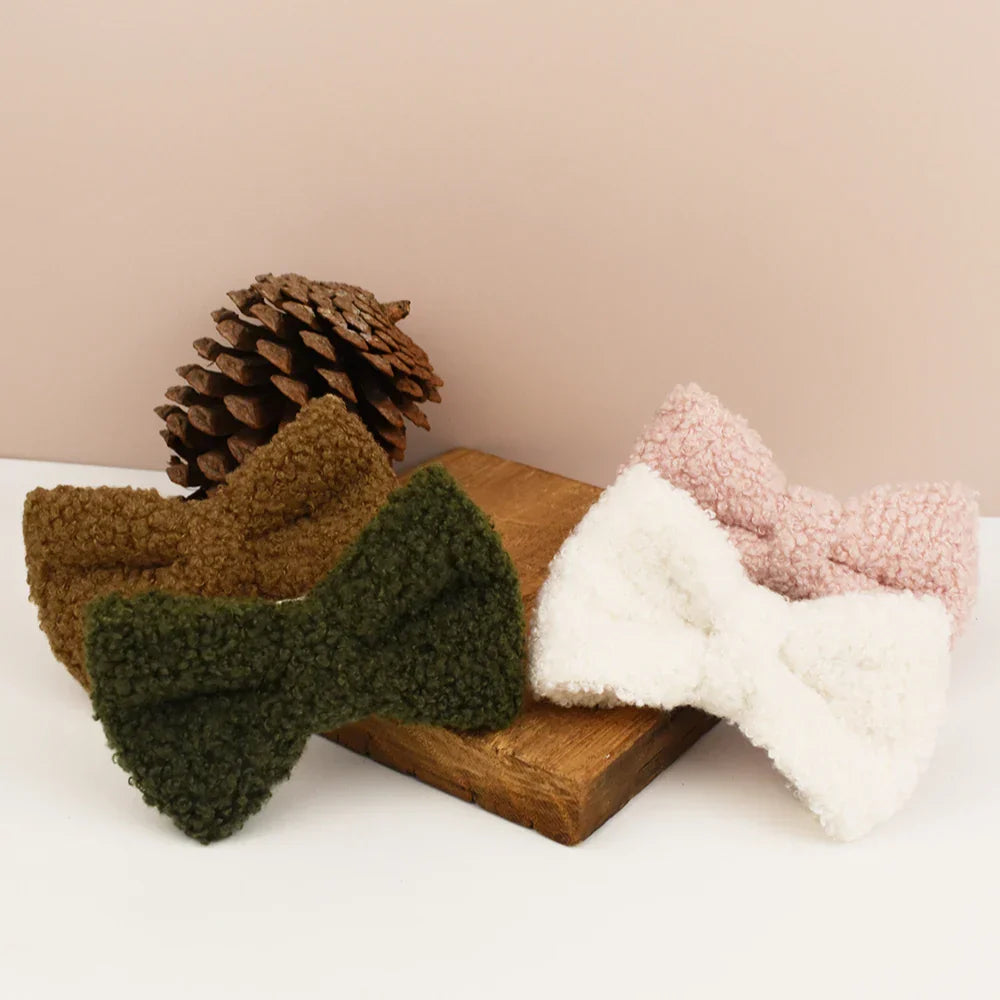 Teddy Bow Collar And Leash Vintage Set