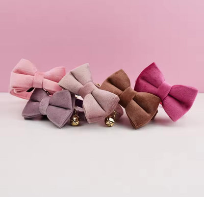 Velvet Charme Collars And Bow Fresh Ties