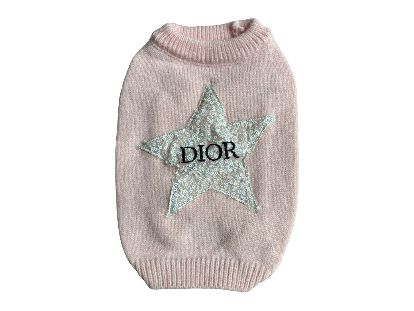 DD Star Crystal Sleeveless Banger Sweater