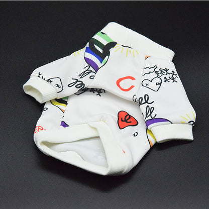 CC Drip Graffiti Rawcut Sweater