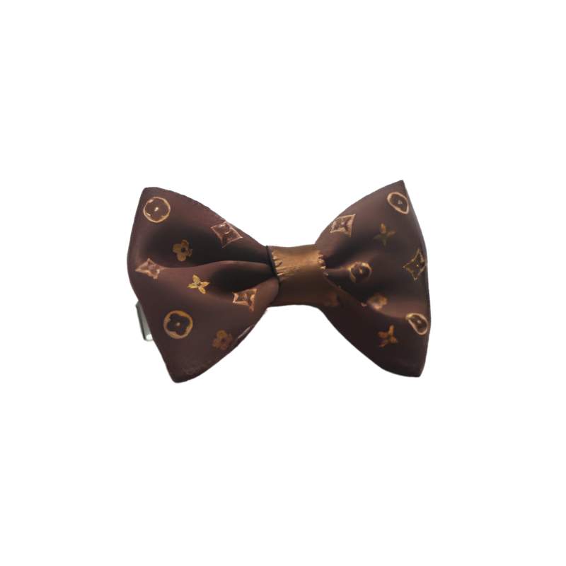 Cute Chewy V Dog Hair Clip With Bow