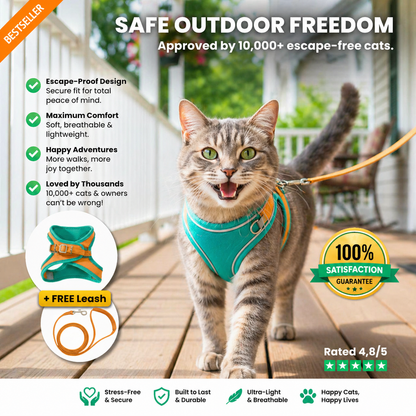 CozyDogo™ Cat Harness + Leash