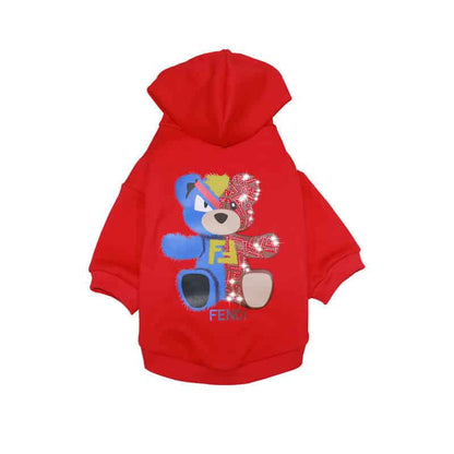 Red  Whimsical Clothes For Dogs