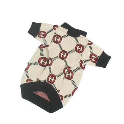 Fashion Dog Abstract Sweater