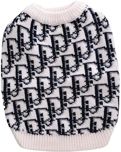 DD  Monogram Dog Lit Sweater