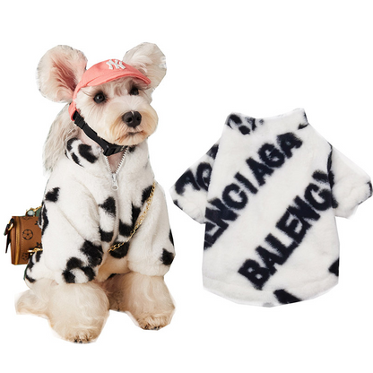 Balenciagaaga Fur White Viral Jacket
