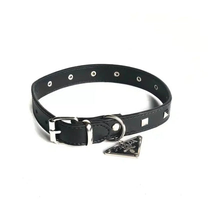 Luxury Black Collar & Leash Supreme Set