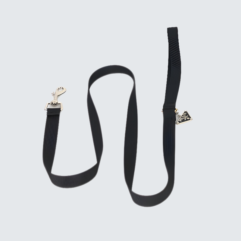 Luxury Black Collar & Leash Supreme Set
