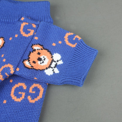 GG Teddy Bear Sketchy Sweater