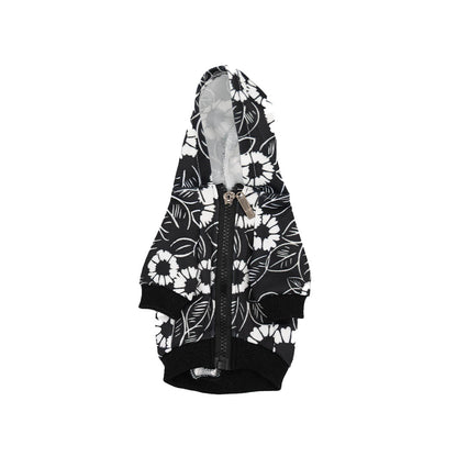 Prada Flower Zip Up Vibrant Hoodie