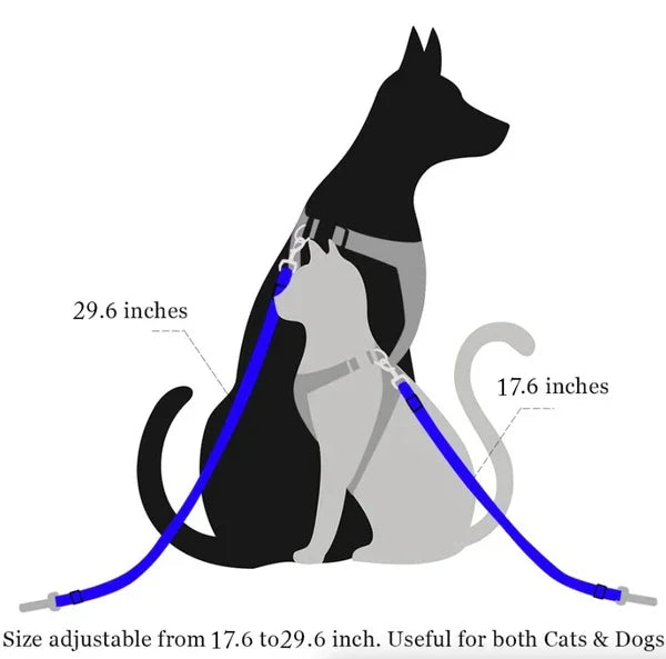 2 Pack Pet Safety Seatbelt for Dogs & Cats