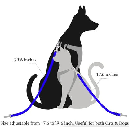 2 Pack Pet Safety Seatbelt for Dogs & Cats