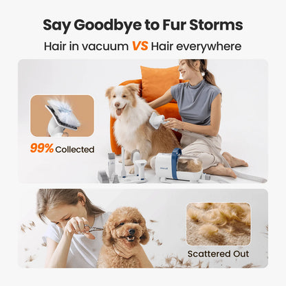 Dog Grooming Vacuum - All in One Tool Kit